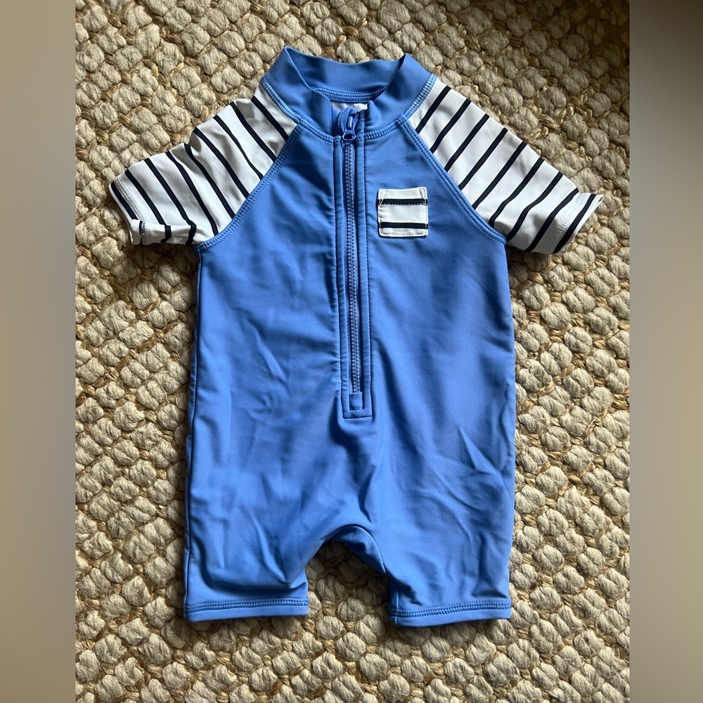 Janie & Jack baby rashguard swimsuit, 3-6 Months